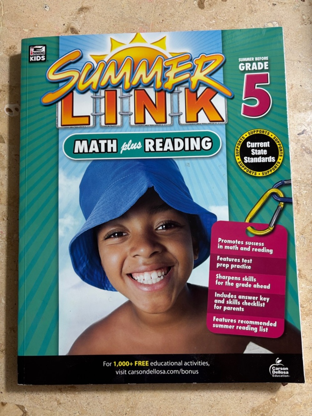 SUMMER LINK MATH PLUS READING Summer Before Grade 5 New